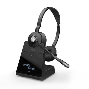 Jabra Engage 75 Stereo Headset - Stereo - Wireless - Bluetooth/DECT - 15000 cm - 40 Hz - 16 kHz - Over-the-head - Binaural