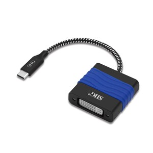 SIIG USB Type-C to DVI Video Cable Adapter - USB Type C - 1 x DVI, 1 x DVI-D, DVI