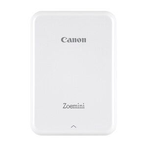 Canon Zero Ink Printer - Colour - Photo Print - Portable - Silver, White - Bluetooth - USB - Battery Built-in - Battery In