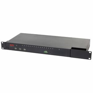 APC by Schneider Electric KVM1116R KVM Switchbox - 16 Computer(s) - 1 Local User(s) - 1 Remote User(s) - 20 x Network (RJ-