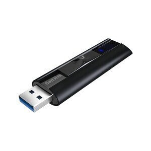 SanDisk Extreme PRO 128 GB USB 3.1 Flash Drive - Black - 128-bit AES