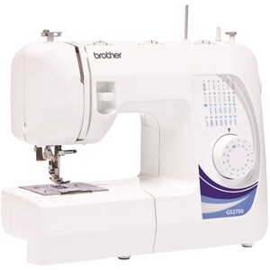Brother Traditional Metal Chassis Sewing Machine - Horizontal Bobbin System - 27 Built-In Stitches - Automatic Threading -