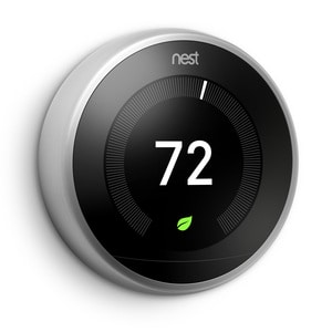 Google Nest Learning Thermostat - For Smartphone, Tablet, PC, Home