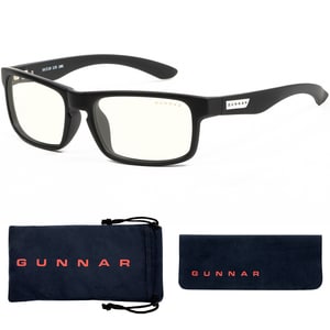 GUNNAR Gaming & Computer Glasses - Enigma, Onyx, Clear Tint - Onyx Frame/Clear Lens