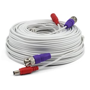 Swann 30 m BNC/Power Video/Power Cable for Camera, Video Device - First End: 1 x BNC Video - Male, 1 x Power - Female - Se