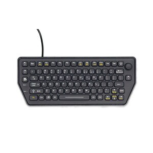 Gamber-Johnson SLK-79-FSR Keyboard - Cable Connectivity - USB Interface - Industrial Silicon Rubber Keyswitch - Windows, M