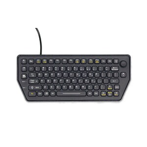 Gamber-Johnson SLK-79-FSR Keyboard - Cable Connectivity - USB Interface - Industrial Silicon Rubber Keyswitch - Windows, M
