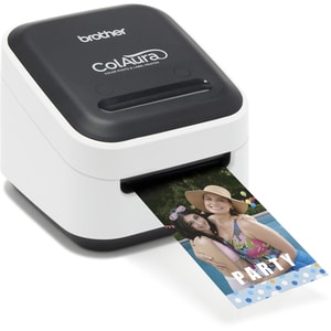 Brother VC-500W Versatile Compact Color Label and Photo Printer with Wireless Networking - 2" Print Width - 0.30 in/s Mono