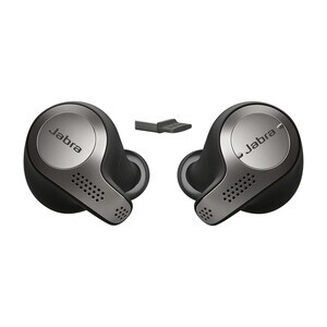 Jabra EVOLVE 65t MS - Stereo - Wireless - Bluetooth - Earbud - Binaural - In-ear - Titanium Black