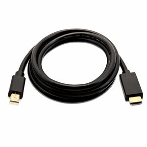 Mini DisplayPort maschio a HDMI maschio, 2 metri 6,6 piedi, unidirezionale da DisplayPort nero, video Full 1080P - Estremi