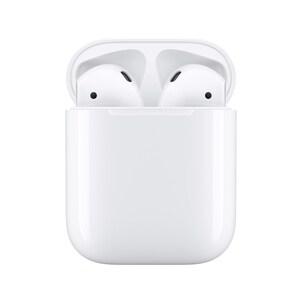 AirPods with standard Charging Case (2nd generation) - Charges with Lightning Cable (Optional Wireless Charging Case MR8U2
