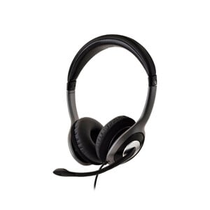 V7 Deluxe USB Stereo Headphones with Microphone - Stereo - USB - Wired - 32 Ohm - 20 Hz - 20 kHz - Over-the-head - Binaura