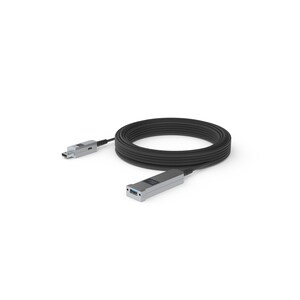 Huddly USB 3.0 Extension Cable - 49.21 ft Fiber Optic Data Transfer Cable for Camera - First End: USB 3.0 Type A - Male - 