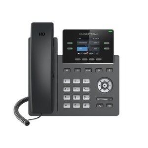 Grandstream GRP2612 IP Phone - Corded - Corded - Wall Mountable, Desktop - VoIP - 2 x Network (RJ-45)