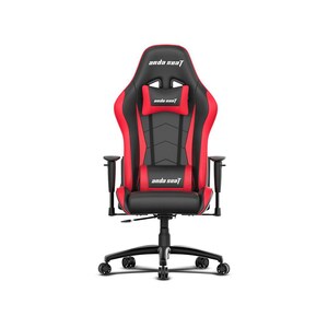 Anda Seat Axe AD5-01-BR-PV-R02 Gaming Chair - For Gaming - Mesh, Foam, PVC Leather, Steel - Black, Red