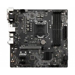 MSI B365M PRO-VDH Desktop Motherboard - Intel Chipset - Socket H4 LGA-1151 - Micro ATX - 64 GB DDR4 SDRAM Maximum RAM - DI