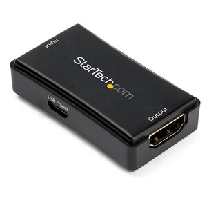 StarTech.com 45ft / 14m HDMI Signal Booster - 4K 60Hz - USB Powered - HDMI Inline Repeater & Amplifier - 7.1 Audio Support