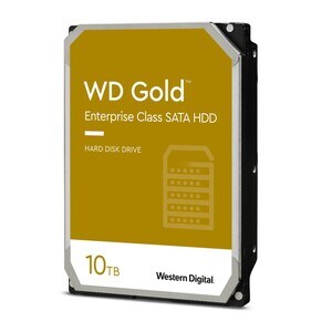 Western Digital Gold WD102KRYZ 10 TB Hard Drive - 3.5" Internal - SATA (SATA/600) - Server, Storage System Device Supporte
