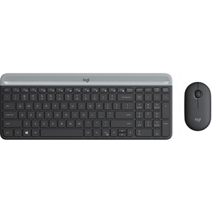 Logitech MK470 Keyboard & Mouse - USB Wireless RF - Swiss - USB Wireless RF - Optical - 1000 dpi - 3 Button - Scroll Wheel