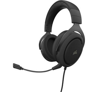 Corsair HS50 Pro Gaming Headset - Stereo - Mini-phone (3.5mm) - Wired - Over-the-head - Binaural - Circumaural - Noise Can