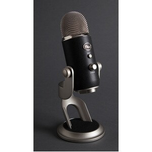 Blue Yeti Pro Wired Condenser Microphone - Stereo - 20 Hz to 20 kHz - Cardioid, Bi-directional, Omni-directional - Stand M