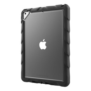 Gumdrop DropTech Clear for iPad 10.2 Case - For Apple iPad (7th Generation) Tablet - Apple Logo - Clear, Black - Scratch R