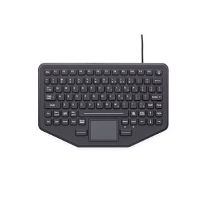 Gamber-Johnson SkinnyBoard Keyboard - TouchPad - Industrial Silicon Rubber Keyswitch