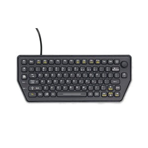 Gamber-Johnson SLK-79-FSR Keyboard - Cable Connectivity - USB Interface - Industrial Silicon Rubber Keyswitch - Windows, M