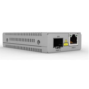 Allied Telesis MMC2000/SP Transceiver/Media Converter - 1 x Network (RJ-45) - Gigabit Ethernet - 10/100/1000Base-T, 1000Ba