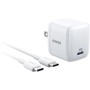 Anker PowerPort Atom PD 1 Wall Charger B2017 - Anker - PowerPort Atom USB Type-C Wall Charger - White