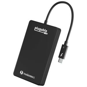 Plugable 2TB Thunderbolt 3 External SSD NVMe Drive - (Up to 2400MBs/1800MBs R/W)