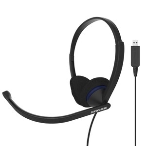Koss CS200-USB Headsets & Gaming - Stereo - USB - Wired - 20 Hz - 22 kHz - Over-the-head - Binaural - Supra-aural - 8 ft C