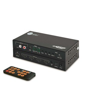 4x1 HDMI 2.0 4K 60Hz Switch with ARC & Audio Extractor - Audio Extraction Through Optical TOSLINK SPDIF or RCA/AUX