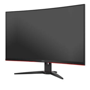 AOC CQ32G2E 80 cm (31.5") WQHD Curved Screen Gaming LCD Monitor - 16:9 - Black, Red - 812.80 mm Class - Vertical Alignment