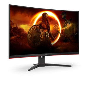 AOC C32G2E 80 cm (31.5") Full HD Curved Screen WLED Gaming LCD Monitor - 16:10 - Red, Black - 3 Year Onsite Warranty