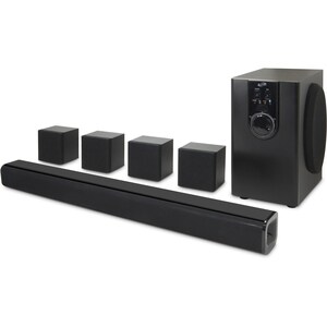 iLive IHTB159B 5.1 Bluetooth Sound Bar Speaker - Black - Wall Mountable - 20 Hz to 20 kHz - HDMI