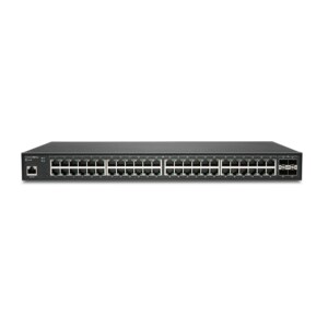 SonicWall Switch SWS14-48 - 52 Ports - Manageable - 2 Layer Supported - Modular - 54 W Power Consumption - Optical Fiber, 