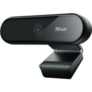 Webcam Trust Tyro - 30 fps - Nero, Argento - USB 2.0 - 1920 x 1080 Video - Auto focus - Microfono - Computer portatile, Co