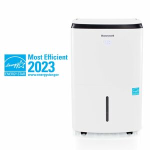 Honeywell TP30WKN Portable Dehumidifier - 1500 Sq. Ft. Coverage - 30 Pints/Day - ENERGY STAR Certified - 7 Pint Water Tank