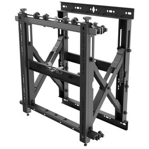 Atdec Wall Mount for Video Wall - Black - 1 Display(s) Supported - 49.90 kg Load Capacity - 100 x 100, 100 x 200, 200 x 10