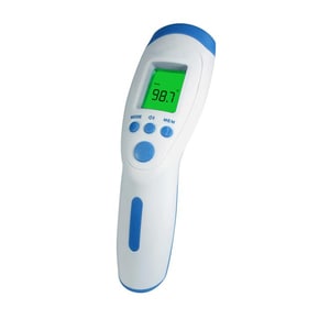 DIAMOND Non-Contact Infrared Digital Forehead Thermometer with LCD Display - Non-contact, Large Display, Easy to Read, Bac