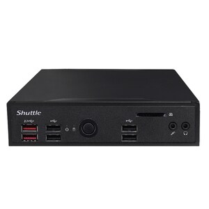 Shuttle XPC slim DS10U3 Barebone System - Slim PC - Intel Core i3 8th Gen i3-8145U - 32 GB DDR4 SDRAM Maximum RAM Support 