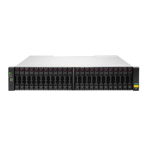 HPE MSA 2062 10GbE iSCSI SFF Storage - 24 x HDD Supported - 0 x HDD Installed - 24 x SSD Supported - 2 x SSD Installed - 3