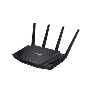 Asus RT-AX58U IEEE 802.11ax Ethernet Wireless Router - 2.40 GHz ISM Band - 5 GHz UNII Band - 4 x Antenna(4 x External) - 3