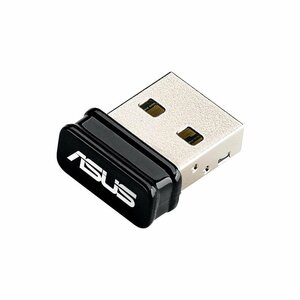 Asus USB-N10 Nano IEEE 802.11n Wi-Fi Adapter for Notebook - USB 2.0 - 150 Mbit/s - 2.40 GHz ISM - External
