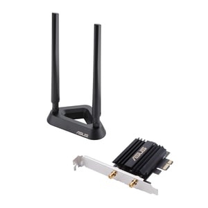 Asus PCE-AX58BT IEEE 802.11ax Bluetooth 5.0 Wi-Fi/Bluetooth Combo Adapter for Desktop Computer - PCI Express x1 - 2.93 Gbi