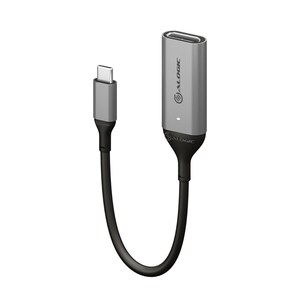 Alogic Ultra 15cm USB-C (Male) to DisplayPort (Female) Adapter - 4K 60Hz - 5.9" DisplayPort/USB A/V Cable for MAC, Chromeb