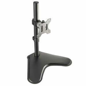 SIIG Height Adjustable Single Monitor Desk Stand for 13" to 32" - Heavy Duty Desk Mount, Supports up to 17.6lbs