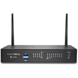 SonicWall TZ370W Network Security/Firewall Appliance - 8 Port - 10/100/1000Base-T - Gigabit Ethernet - Wireless LAN IEEE 8