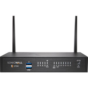 SonicWall TZ370W Network Security/Firewall Appliance - 8 Port - 10/100/1000Base-T - Gigabit Ethernet - Wireless LAN IEEE 8